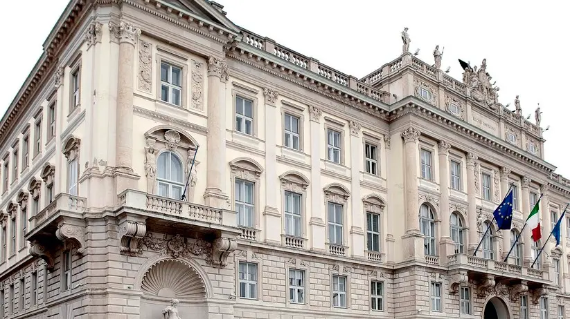 La sede della Regione Fvg in piazza Unità a Trieste