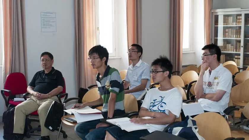 Studenti cinesi impegnati in una delle Summer school promosse dall’Università di Trieste