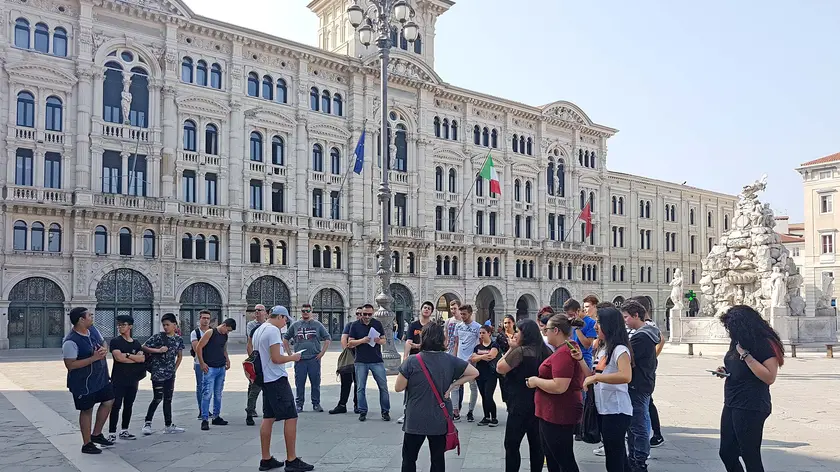 Silvano Trieste 2018-06-01 Turisti in citta'