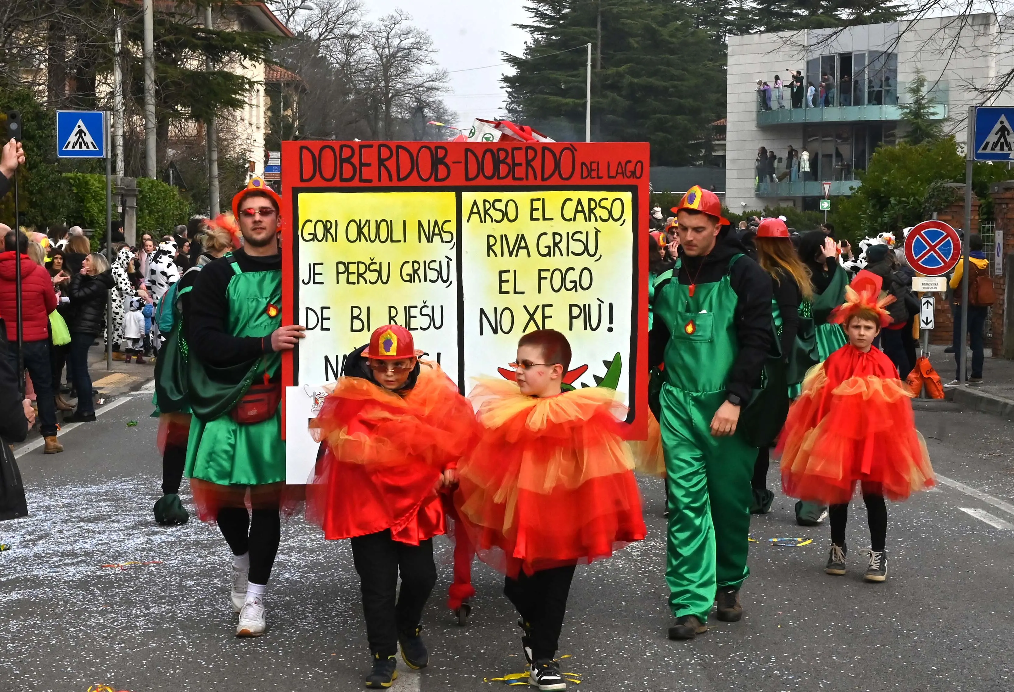 Foto Bruni Trieste 18.02.23 Opicina-Carnevale Carsico