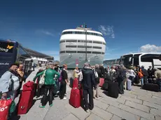 Croceristi in partenza da Trieste