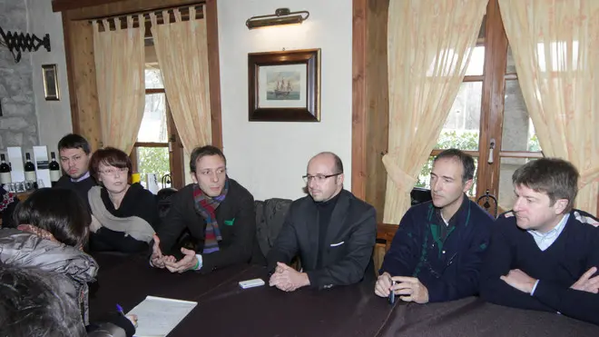 Lasorte Trieste 11/02/12 - Sistiana, Conferenza Stampa lega Nord Un'Altra Trieste
