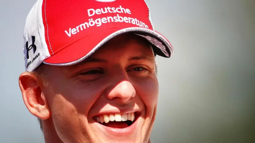 German Formula 2 driver Mick Schumacher laughs before the second free practice session for the 2019 Formula One Grand Prix of Spain at the Montmelo race track near Barcelona, Spain, 10 May 2019. The Formula One Grand Prix of Spain will take place on 12 May 2019. ANSA/ENRIC FONTCUBERTA