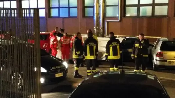 Il parcheggio delo Palasport, teatro della tragedia a Pordenone