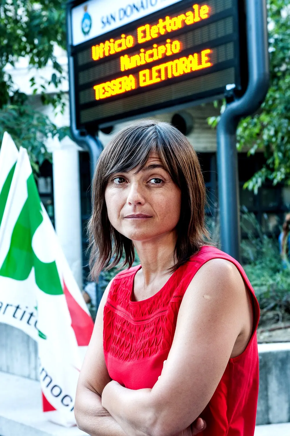 07/06/2017 San Donato Milanese, Campagna del Partito Democratico a sostegno del candidato sindaco per le elezioni comunali 2017, Debora Serracchiani