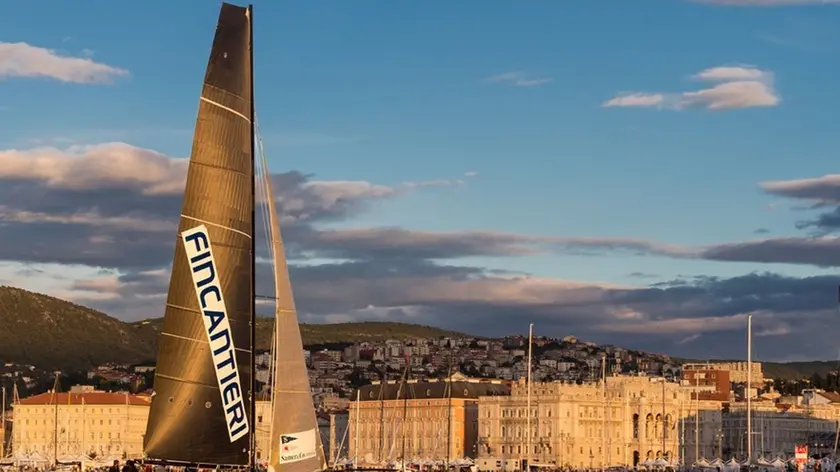 Fincantieri in allenamento davanti ieri pomeriggio