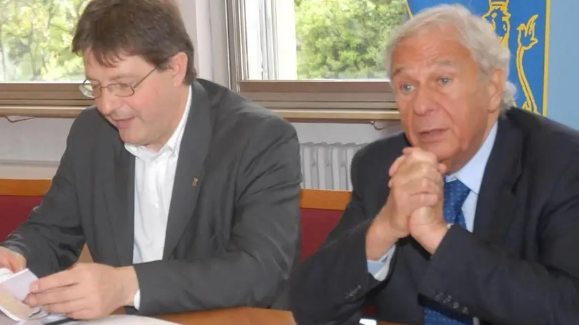 Bumbaca Gorizia 23/05/08 Provincia, incontro Sindaco - Gherghetta - Marincic - Foto di Valentina Balbi