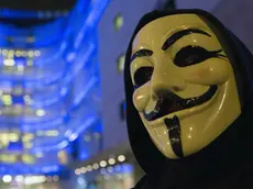 La maschera simbolo di Anonymous