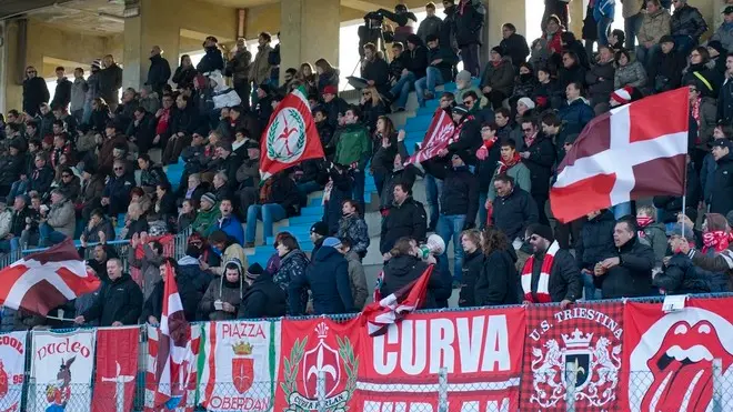 Torviscosa 27 gennaio 2013. Calcio Triestina Torviscosai. Telefoto Copyright Petrussi Foto Press/Serratore