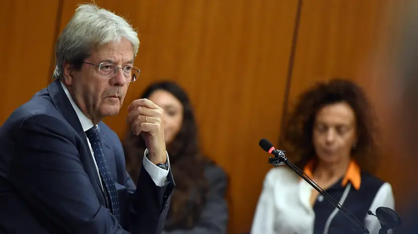 Paolo Gentiloni al processo per la morte di Giulio Regeni presso la Corte d'Assise, Roma, 10 ottobre 2024. ANSA/FABIO CIMAGLIA