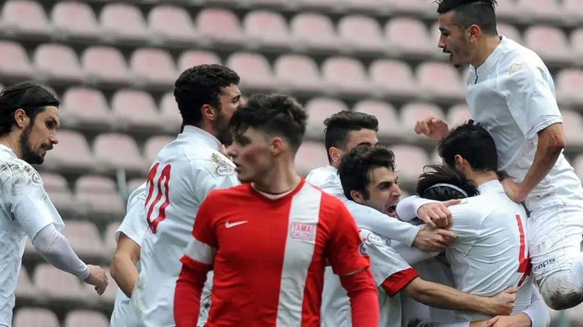 Foto BRUNI 07.02.16 Unione Calcio-Tamai--gol 1-0 Unione