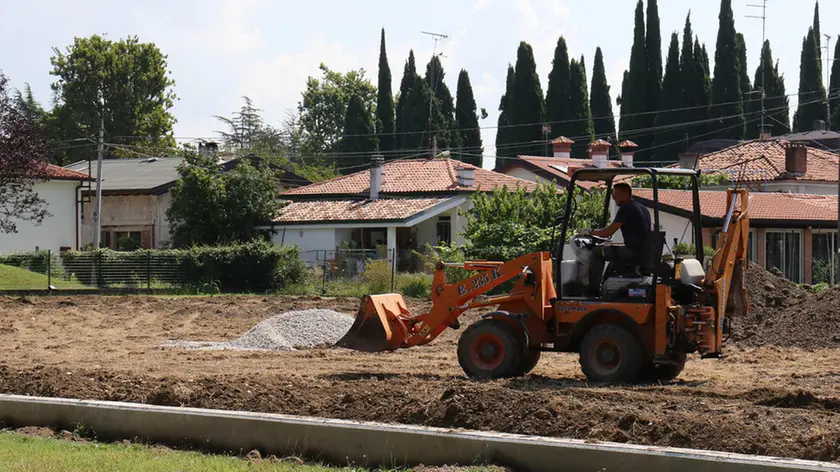 Bonaventura Monfalcone-30.07.2019 Lavori in corso-Parco di via Cellottini-Monfalcone-foto di Katia Bonaventura