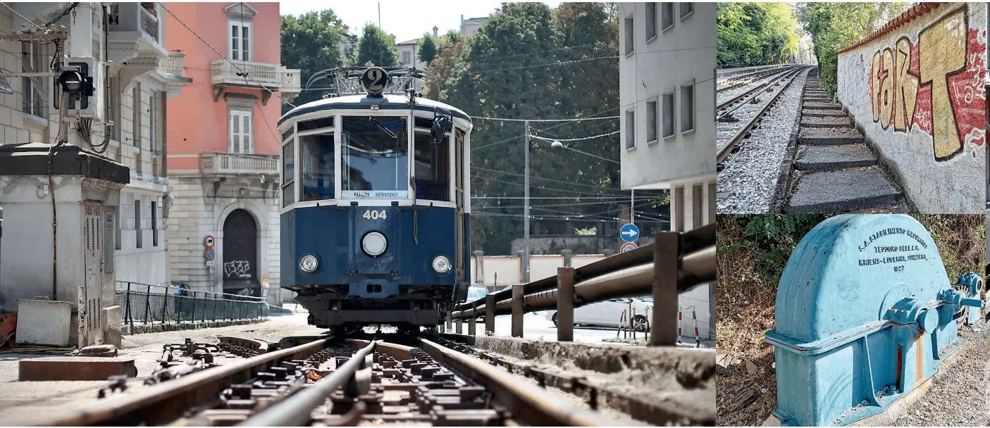 Nelle foto di Andrea Lasorte il tram in via Commerciale