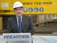 L'ad di Fincantieri Giuseppe Bono