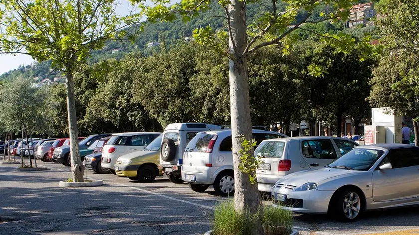 Silvano Trieste 09/06/2014 Piazzale 11 settembre, la zona dei parcheggi per residenti