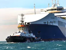 Foto BRUNI TRieste 27 01 10 Freddo e Bora-Pilotine e rimorchiatori al lavoro