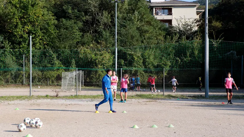 Silvano Trieste 26/09/2017 Strada di Guardiella, i campi d'allenamento del S. Giovanni