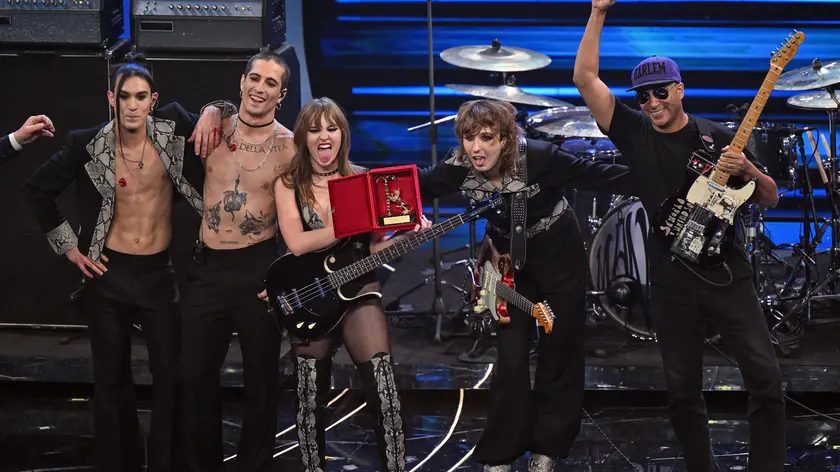 I Måneskin a Sanremo