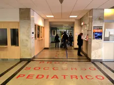 L'ingresso del Pronto soccorso pediatrico