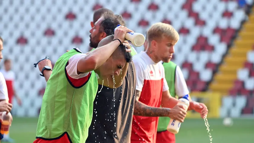 Foto Bruni Trieste 26.08.22 Triestina calcio-allenamento a porte aperte