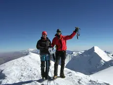 I goriziani Andrea Olivieri e Aòessandro Simonazzi in "Illimani"