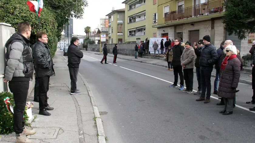 Bonaventura Monfalcone-14.01.2018 Celebrazione per Dominutti e contro manifestazione circolo libertario-Via Terenziana-Monfalcone-foto di Katia Bonaventura