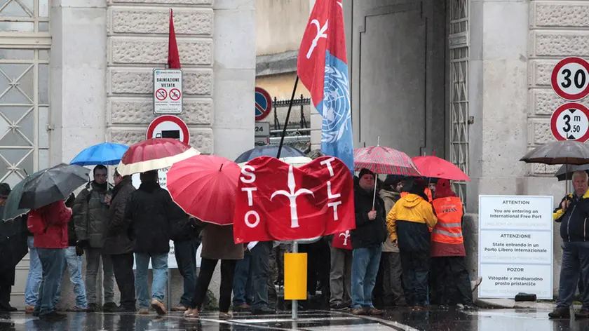 La manifestazione in Porto Vecchio