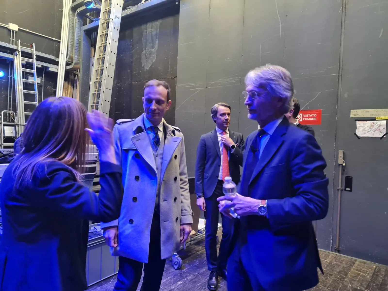 Massimiliano Fedriga e Alessandro Maran dietro le quinte