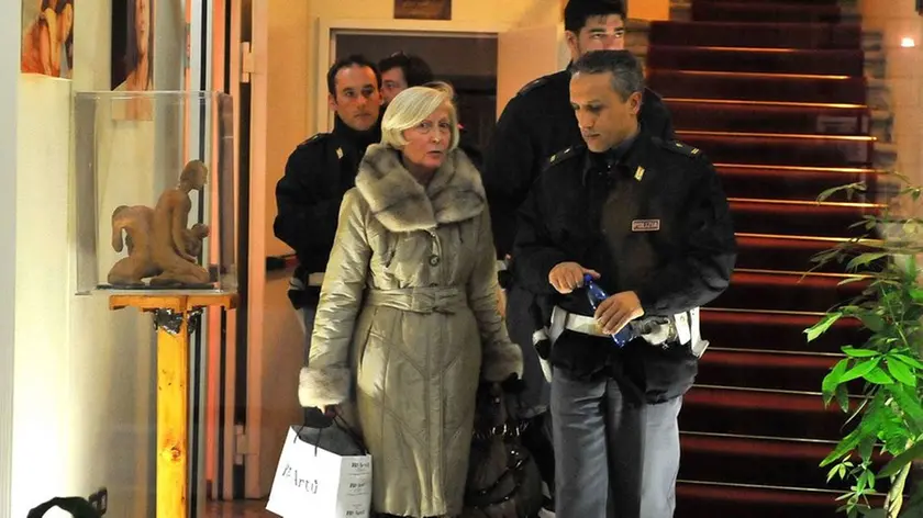 La "contessa" Ricciardi nel febbraio 2011