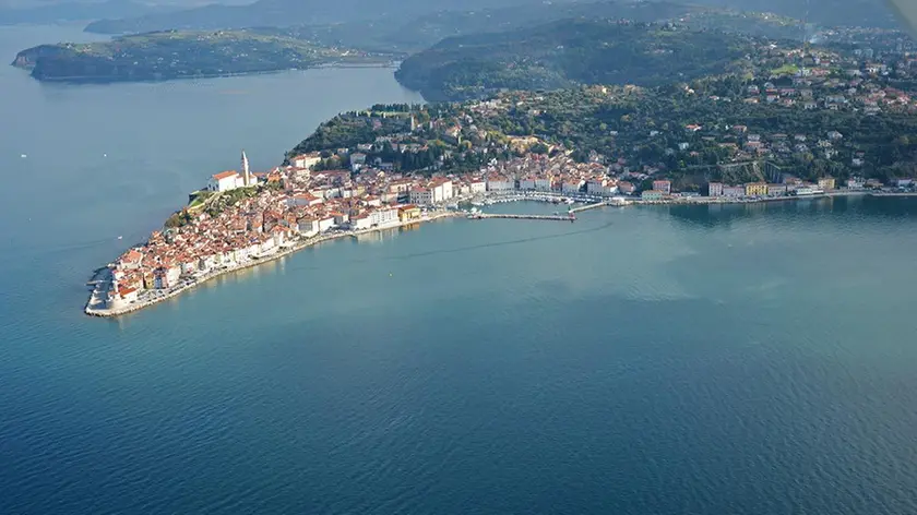 Una parte del golfo di Pirano