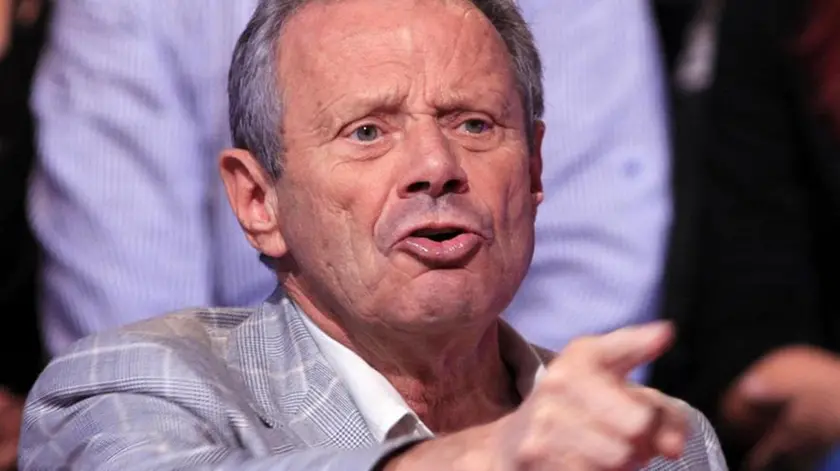 07/10/2011 Milano, trasmissione televisiva l'ultima Parola, nella foto Maurizio Zamparini presidente Palermo calcio