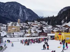 Una veduta del centro di Sappada