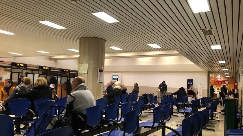 Il Centro unico di prenotazione dell'ospedale di Udine Foto Petrussi