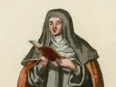 Una monaca delle Clarisse, l’ordine fondato da Chiara d’Assisi e da San Francesco FOTO archivio agf