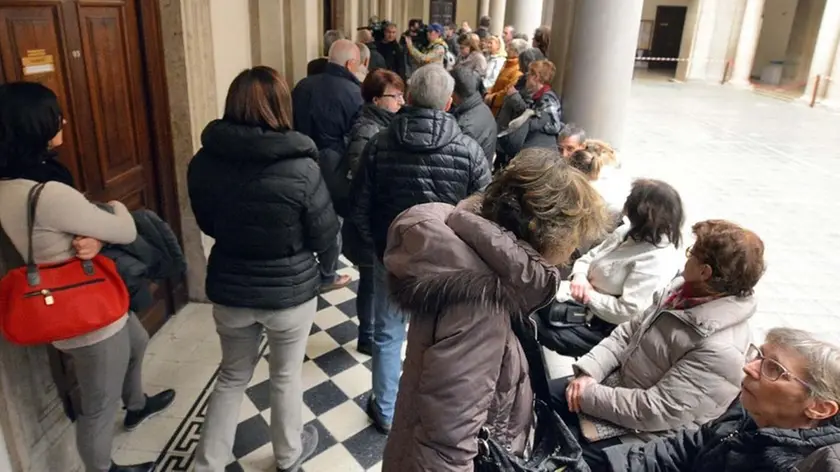 Foto Bruni Trieste 16.02.2017 Tribunale Trieste:Vertenza delle Coop