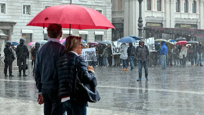 Silvano Trieste 2019-05-18 Comizio di CasaPound e antagonisti