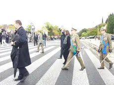 L'arrivo della Boldrini a Redipuglia (Bizzi)