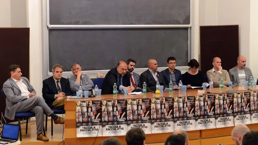 Foto Bruni Trieste 17.05.16 Università-candidati sindaco a confronto