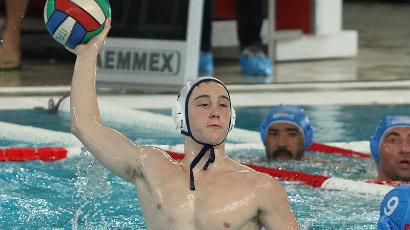 Michele Mezzarobba ha segnato l'ultimo gol della Pallanuoto Trieste a Brescia