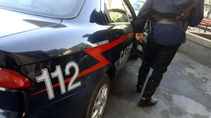 I rilievi sono stati effettuati dai carabinieri