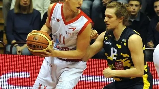 Foto BRUNI 07.02.16 Basket Serie A2 Est : ALMA Trieste-Recanati-baldasso