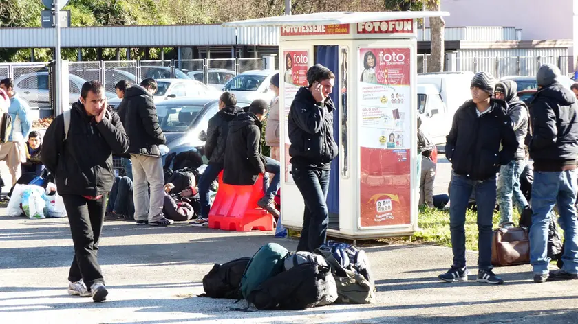 Bumbaca Gorizia 27_11_2015 Casa Rossa nuovi profughi Fotografia di Pierluigi Bumbaca