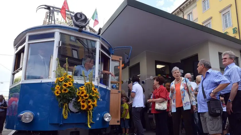 Foto Bruni 11.07.14 Tram Opicina:inaugurazione nuova linea