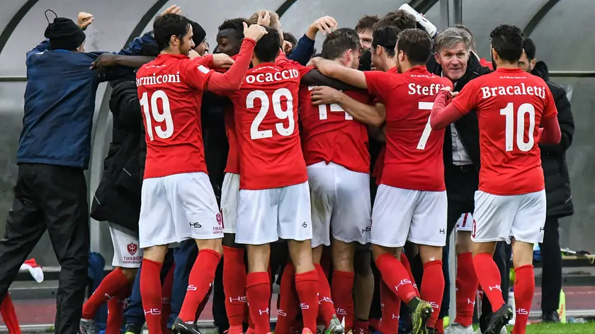 Lasorte Trieste 28/10/18 - Serie C, Renate - Triestina, Gol ed Esultanza Granoche 1 - 3, Foto Cogliati / Lasorte