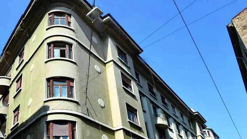 L'edificio che nel marzo '44 fu teatro del triplice delitto