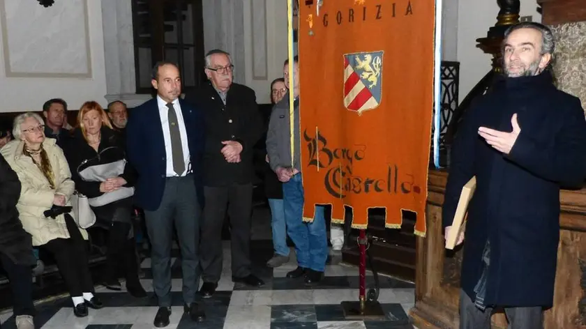 Bumbaca Gorizia 15_03_2018 Sinagoga targa commemorativa Claudio Bulfoni © Fotografia di Pierluigi Bumbaca