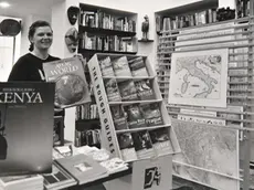 Foto Bruni Trieste 18.04.2019 Libreria Transalpina:foto d'epoca con Elena ed Alessandro