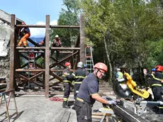 Venzone 13 settembre 2017 SERM Academy Esercitazione emergenza terremoto. Copyright Foto Petrussi / Ferraro Simone