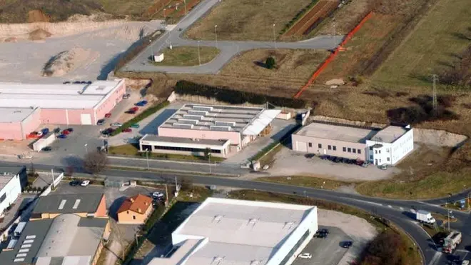 Bumbaca Gorizia Aerea Zona industriale S.Andrea