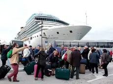 Silvano Trieste 20/11/2016 Il caos creato sulle Rive per il dirottamento della, Costa Deliziosa nel Porto di Trieste